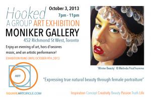 Exhibiting in Hooked at Moniker Gallery During Nuit Blanche
